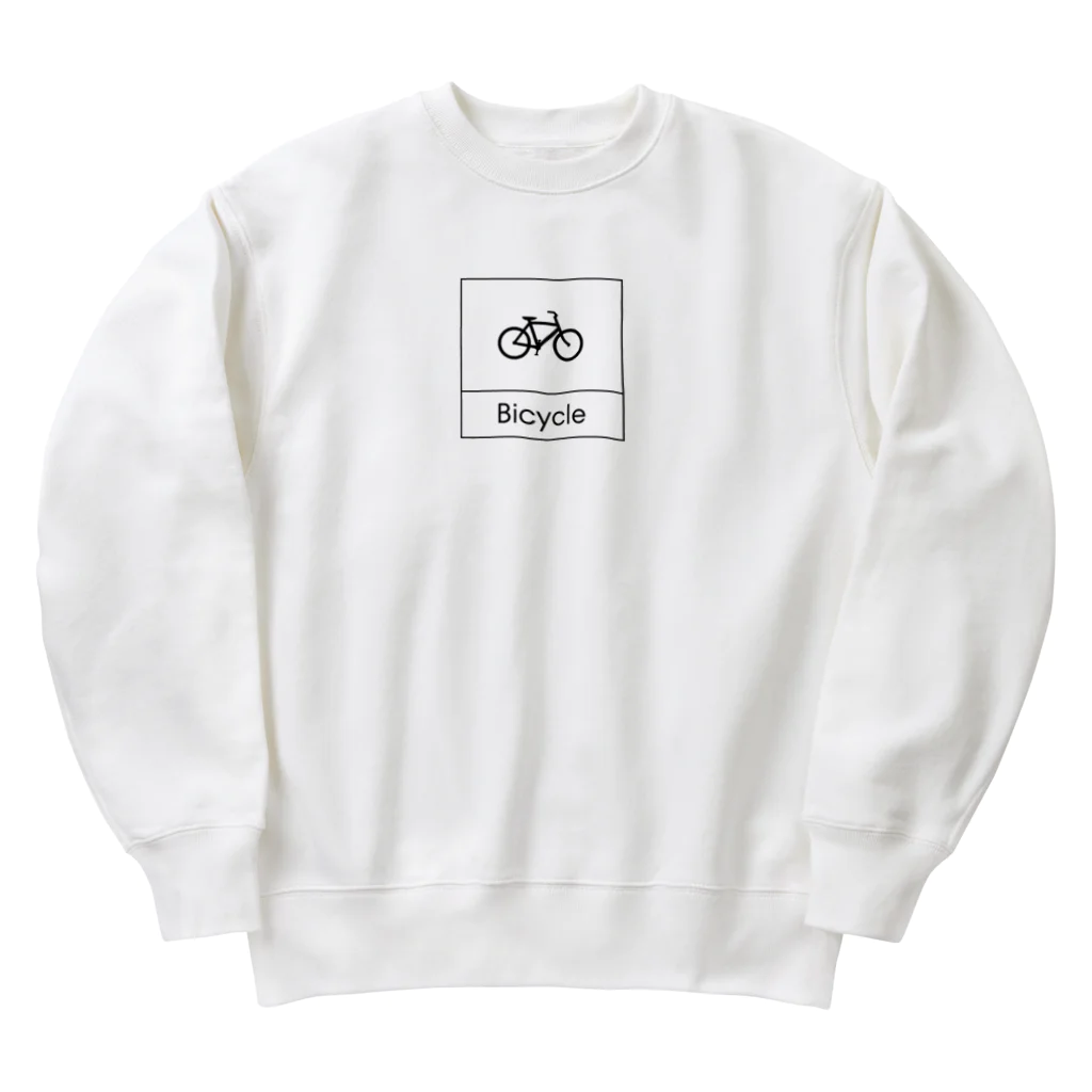 ミニマルくんの四角におさまるBicycle Heavyweight Crew Neck Sweatshirt