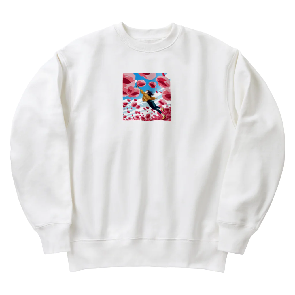 cameron2のひらりん Heavyweight Crew Neck Sweatshirt