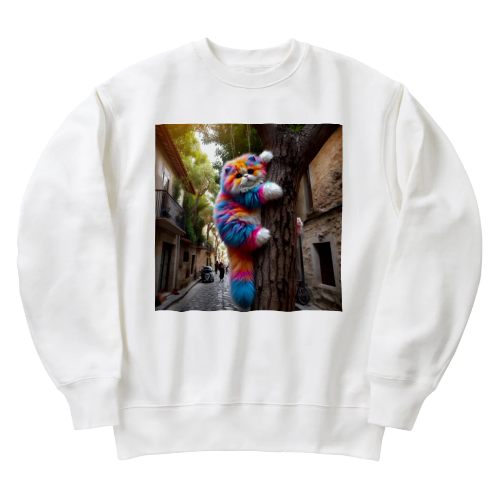 ニャーちゃんショップの絶対落ちないのニャ😺 Heavyweight Crew Neck Sweatshirt