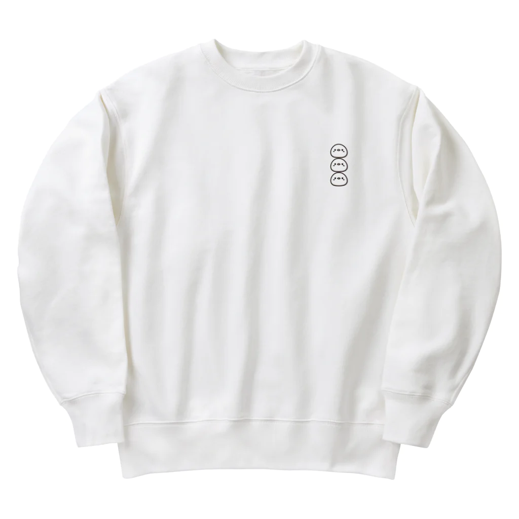 ぽっぽ🐣のひよこ家族 Heavyweight Crew Neck Sweatshirt