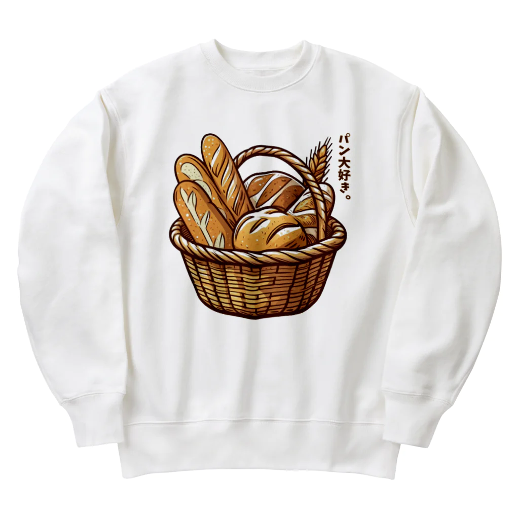 脂身通信Ｚのパン大好き。_231216 Heavyweight Crew Neck Sweatshirt