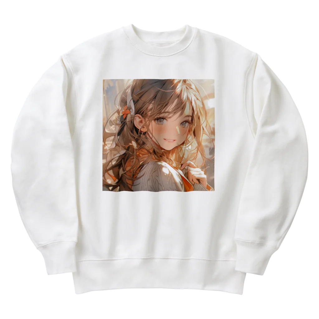 ミリタリー＆girl's 工房：猫工艦の朝日に映える彼女と出会った01 Heavyweight Crew Neck Sweatshirt