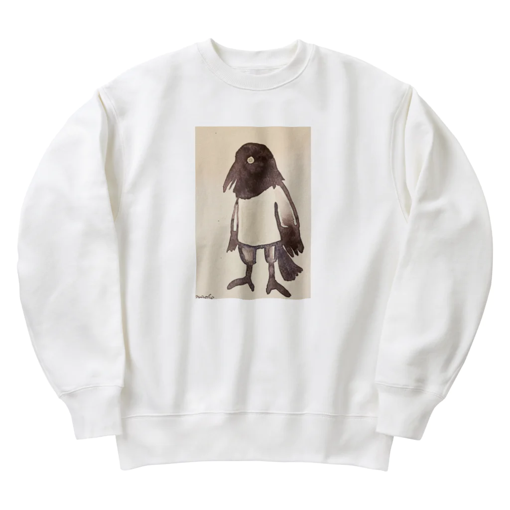 ナヲコラヴズショップのカラスのボクはボク4 Heavyweight Crew Neck Sweatshirt