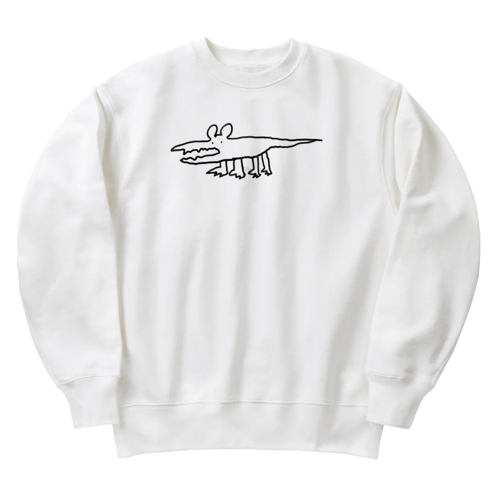 筋肉至上主義者のわにぴょん Heavyweight Crew Neck Sweatshirt