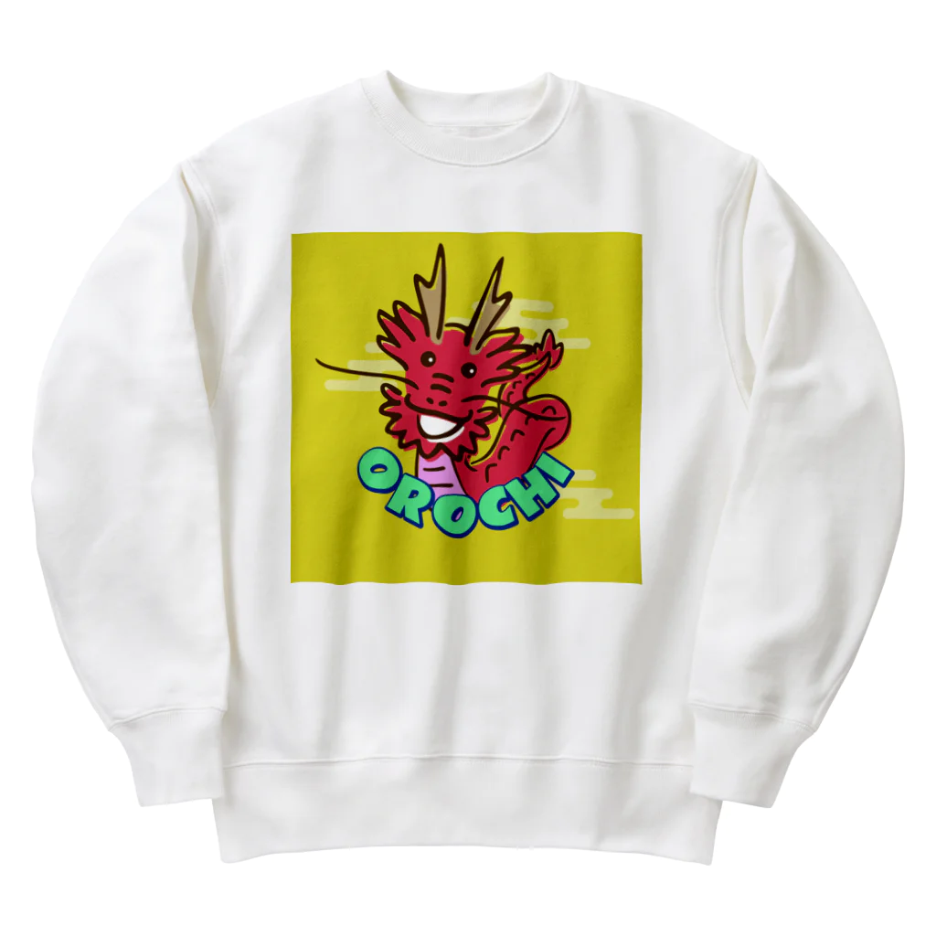 森本雄也の石見神楽_八岐大蛇＠orangered Heavyweight Crew Neck Sweatshirt