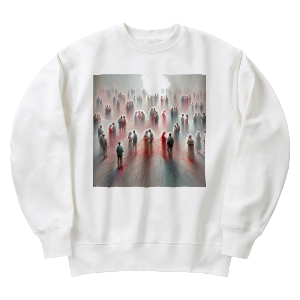 Marionetteのあなたとの繋がり Heavyweight Crew Neck Sweatshirt