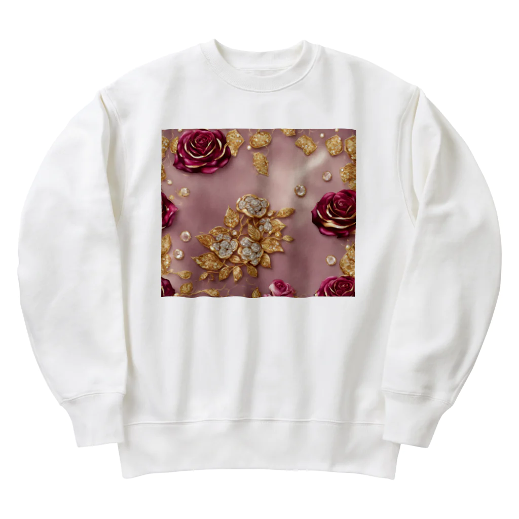 REINA-MAの薔薇 Heavyweight Crew Neck Sweatshirt