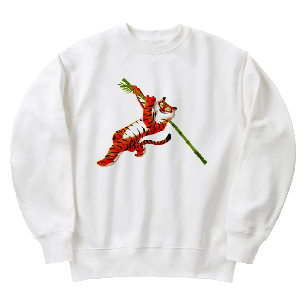 segasworksの功夫のトラちゃん（酔棍） Heavyweight Crew Neck Sweatshirt