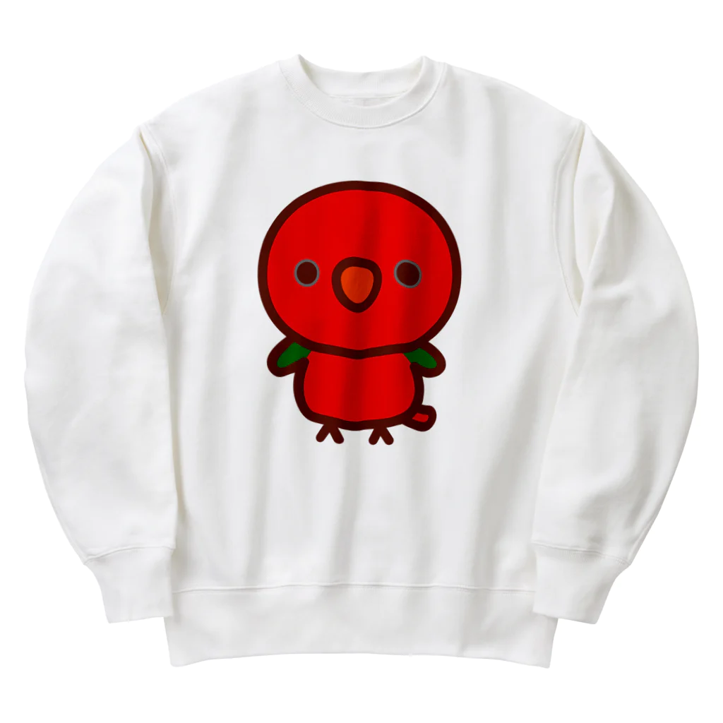 いんこ屋堂のショウジョウインコ Heavyweight Crew Neck Sweatshirt