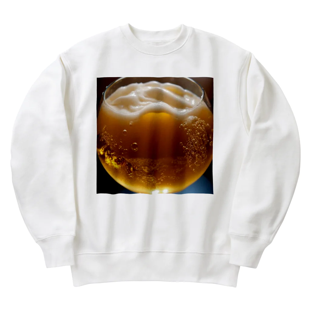 3tomo6's shopの極上ビール Heavyweight Crew Neck Sweatshirt