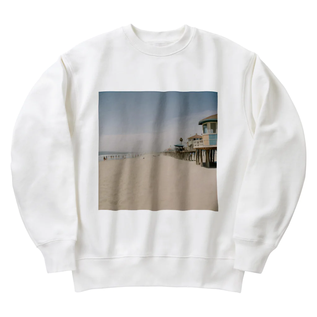 サーフサイドファッションのマリンブルーコースト Heavyweight Crew Neck Sweatshirt