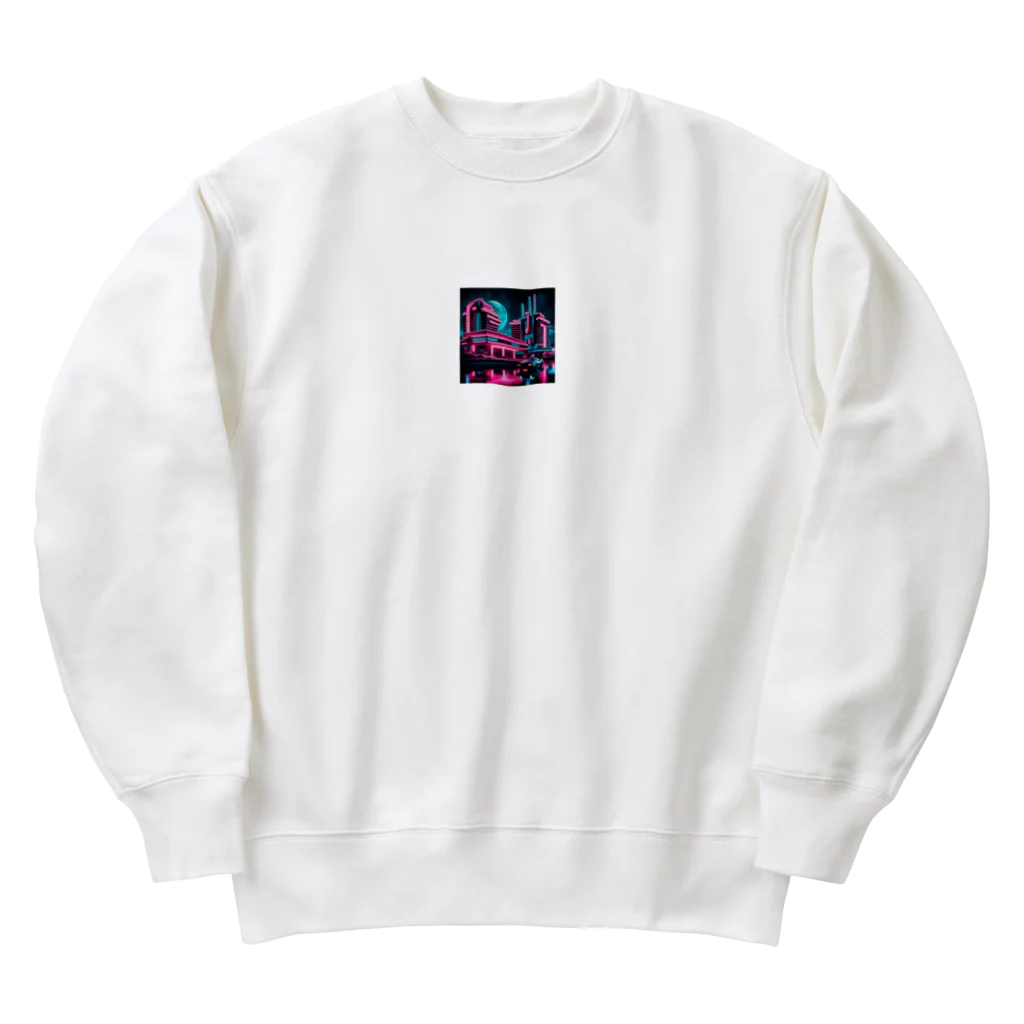 goo1の夜のドライブ Heavyweight Crew Neck Sweatshirt