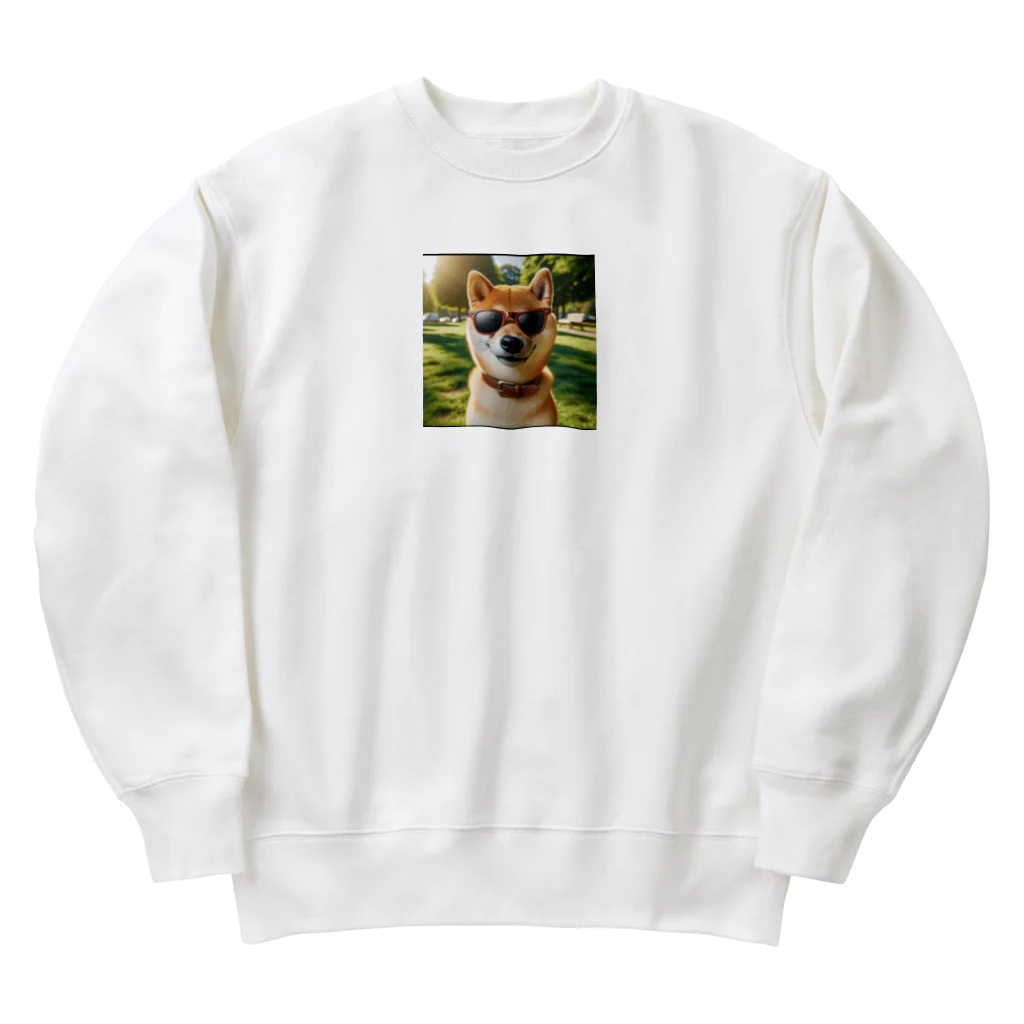 Uターン柴のグラサン柴 Heavyweight Crew Neck Sweatshirt