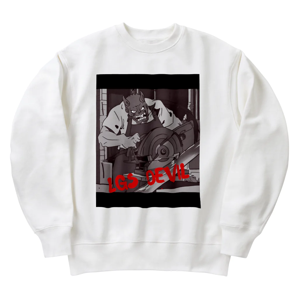 職人たちを応援したいの悪魔の城リフォーム Heavyweight Crew Neck Sweatshirt