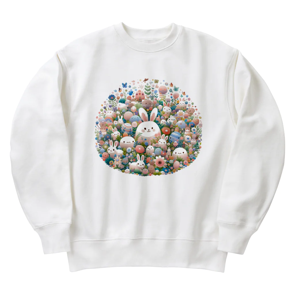 raio-nのハッピーフローラルファンタジー Heavyweight Crew Neck Sweatshirt