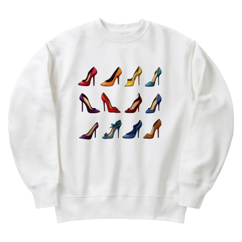 emizou_neoのハイヒール好き Heavyweight Crew Neck Sweatshirt