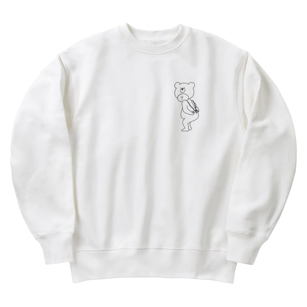 YUICHI design shopのクマの着ぐるみ Heavyweight Crew Neck Sweatshirt