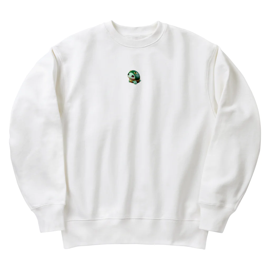 bellz_AIのカメ吉 AI #1 Heavyweight Crew Neck Sweatshirt