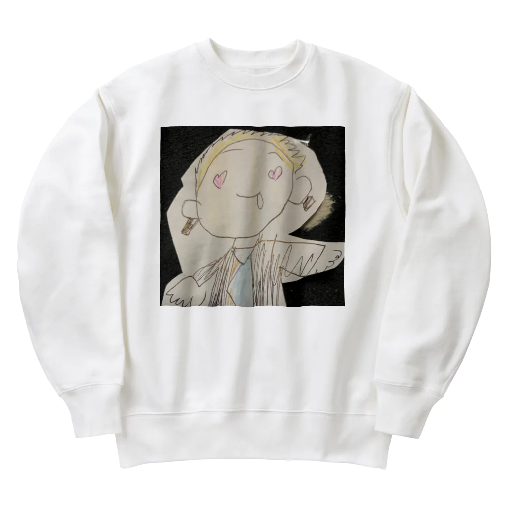 raunyのラウニィ　子ども作 Heavyweight Crew Neck Sweatshirt