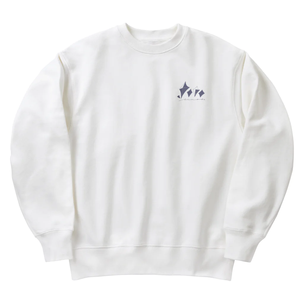 ののの工房の椎乃のめロゴぐっず Heavyweight Crew Neck Sweatshirt