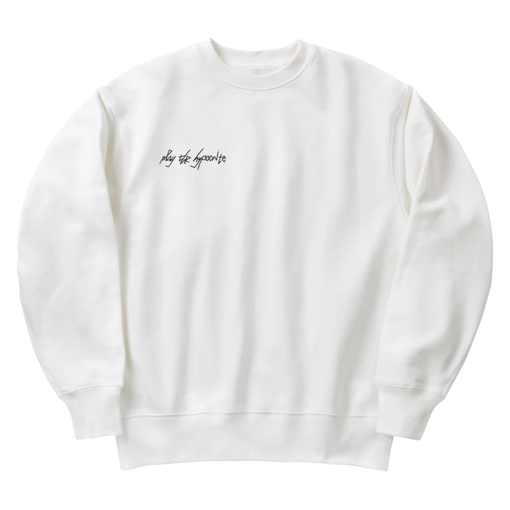 play the hypocriteのplay the hypocrite 猫 バックプリント Heavyweight Crew Neck Sweatshirt