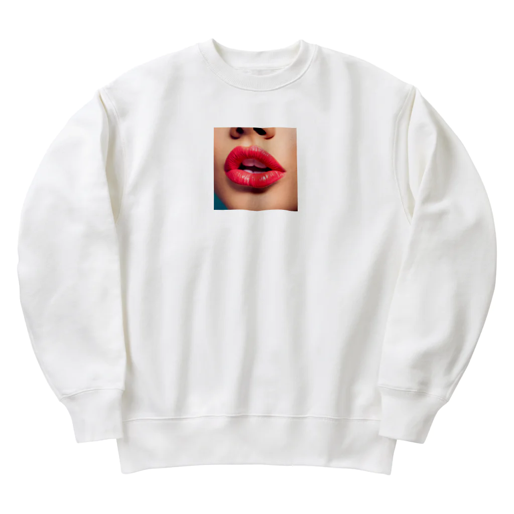 janbo-4の唇 Heavyweight Crew Neck Sweatshirt