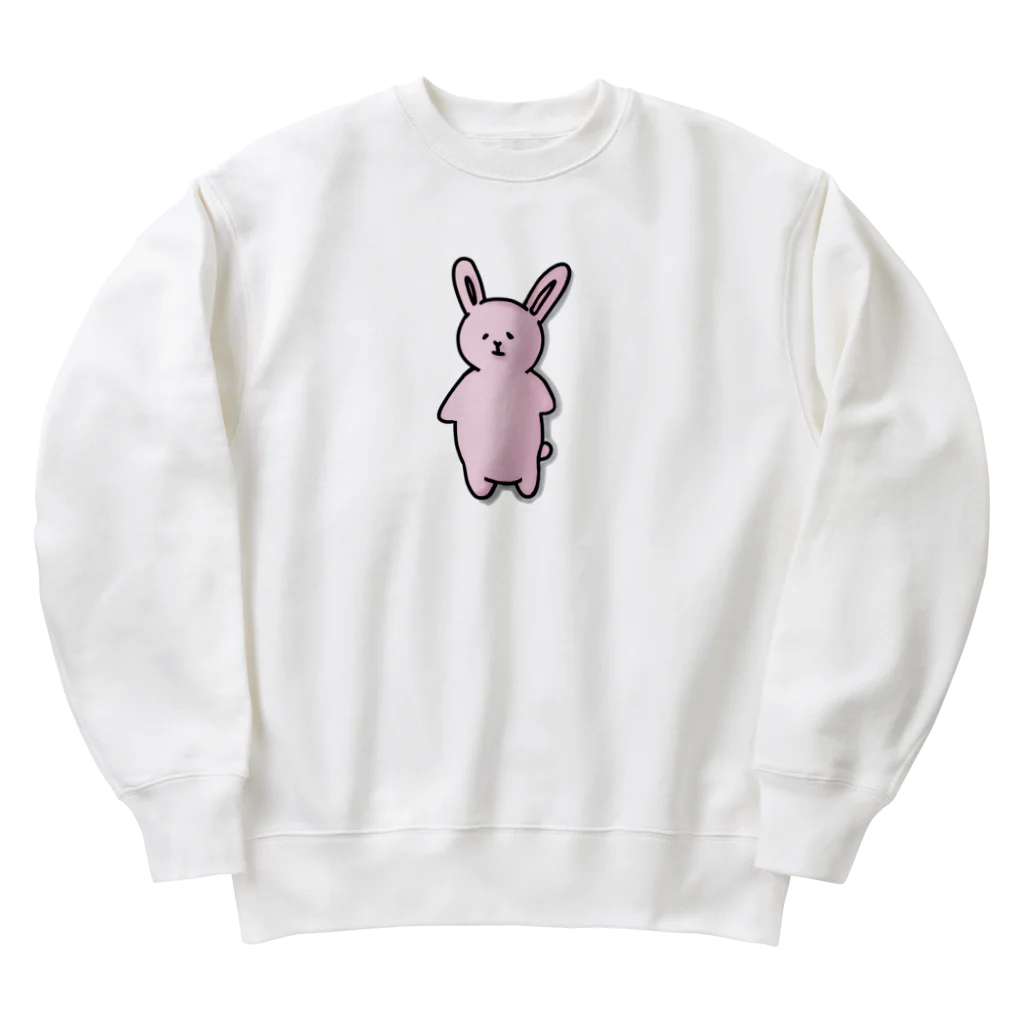 みつまめこshopのポテっとうさぎ Heavyweight Crew Neck Sweatshirt