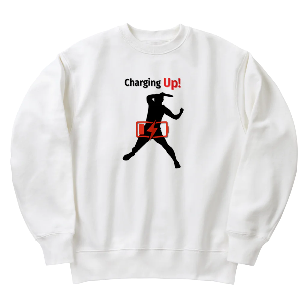 creative-power-labのCharging Up　卓球 Heavyweight Crew Neck Sweatshirt