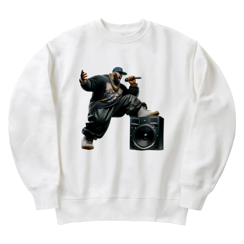 hoodie styleの伝説のヒップホッパー Heavyweight Crew Neck Sweatshirt