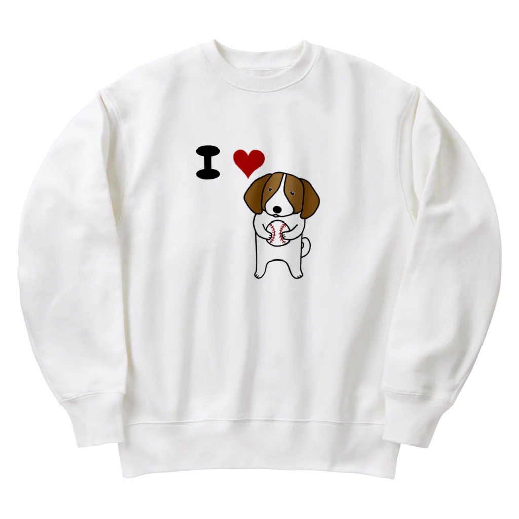 Mrs.Bean/ミセスビーンのボール拾ったワン Heavyweight Crew Neck Sweatshirt