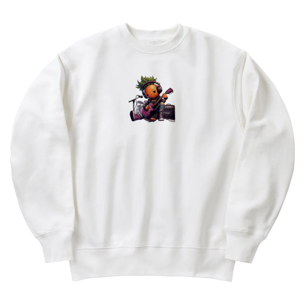 おふざけのロック人参 Heavyweight Crew Neck Sweatshirt