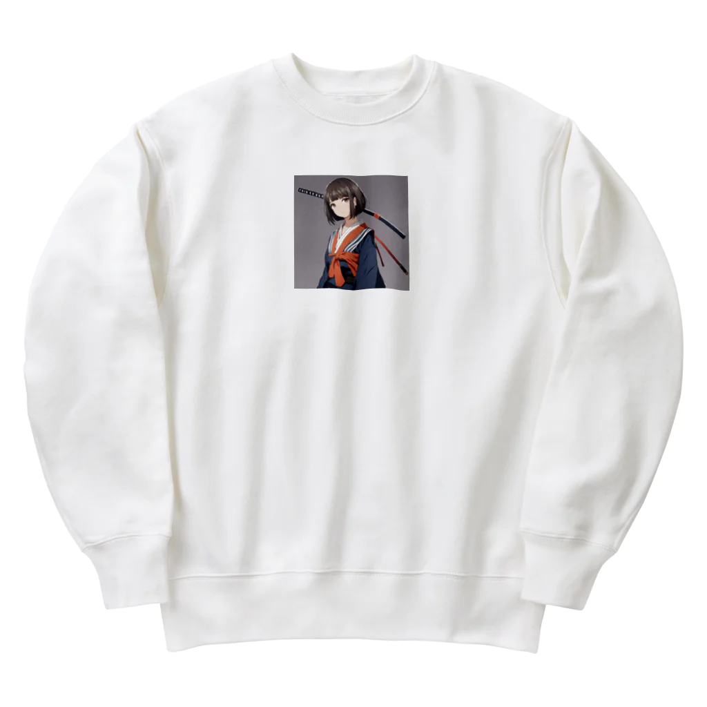 中原ひろふみのSAMURAI女史 Heavyweight Crew Neck Sweatshirt