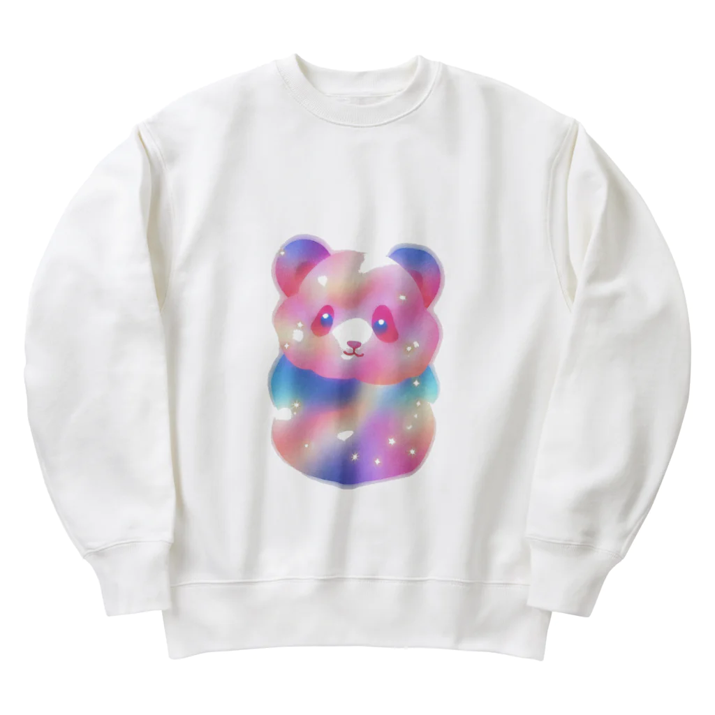 ゆめかわSHOPの（パンダ）ふわふわわたあめ動物園 Heavyweight Crew Neck Sweatshirt