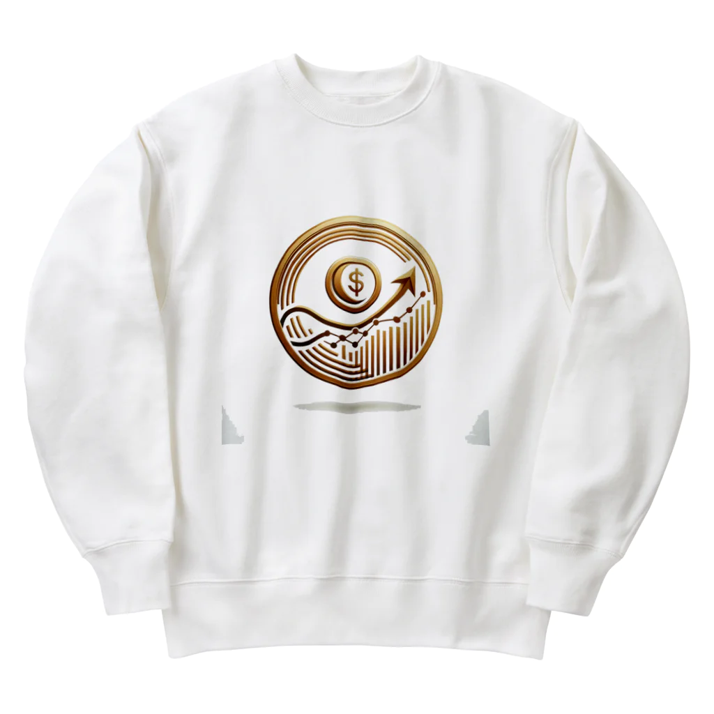 PixelWaveの投資、通貨 Heavyweight Crew Neck Sweatshirt