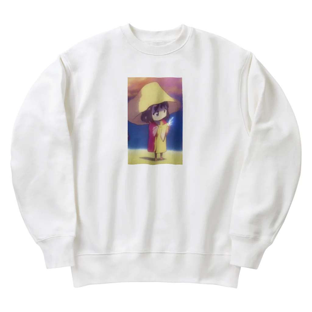 クマのおつまみ777のマロンちゃん Heavyweight Crew Neck Sweatshirt