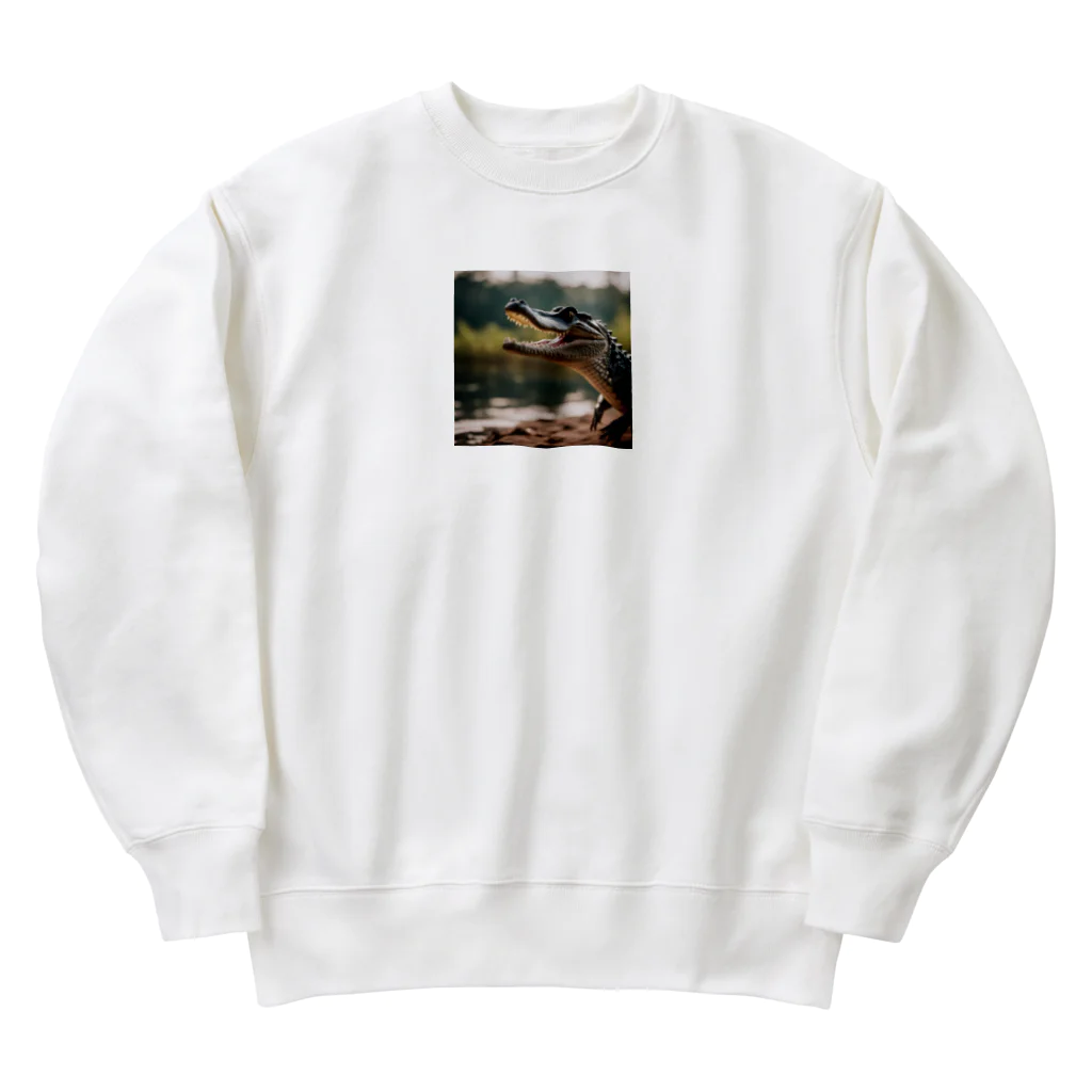 クロコダイリテンのTheWANI-right- Heavyweight Crew Neck Sweatshirt