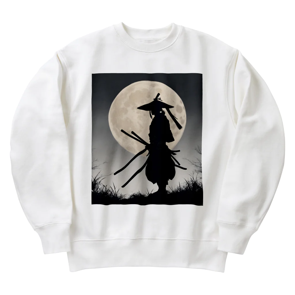 JAPANSTANDのSAMURAI～静～ Heavyweight Crew Neck Sweatshirt