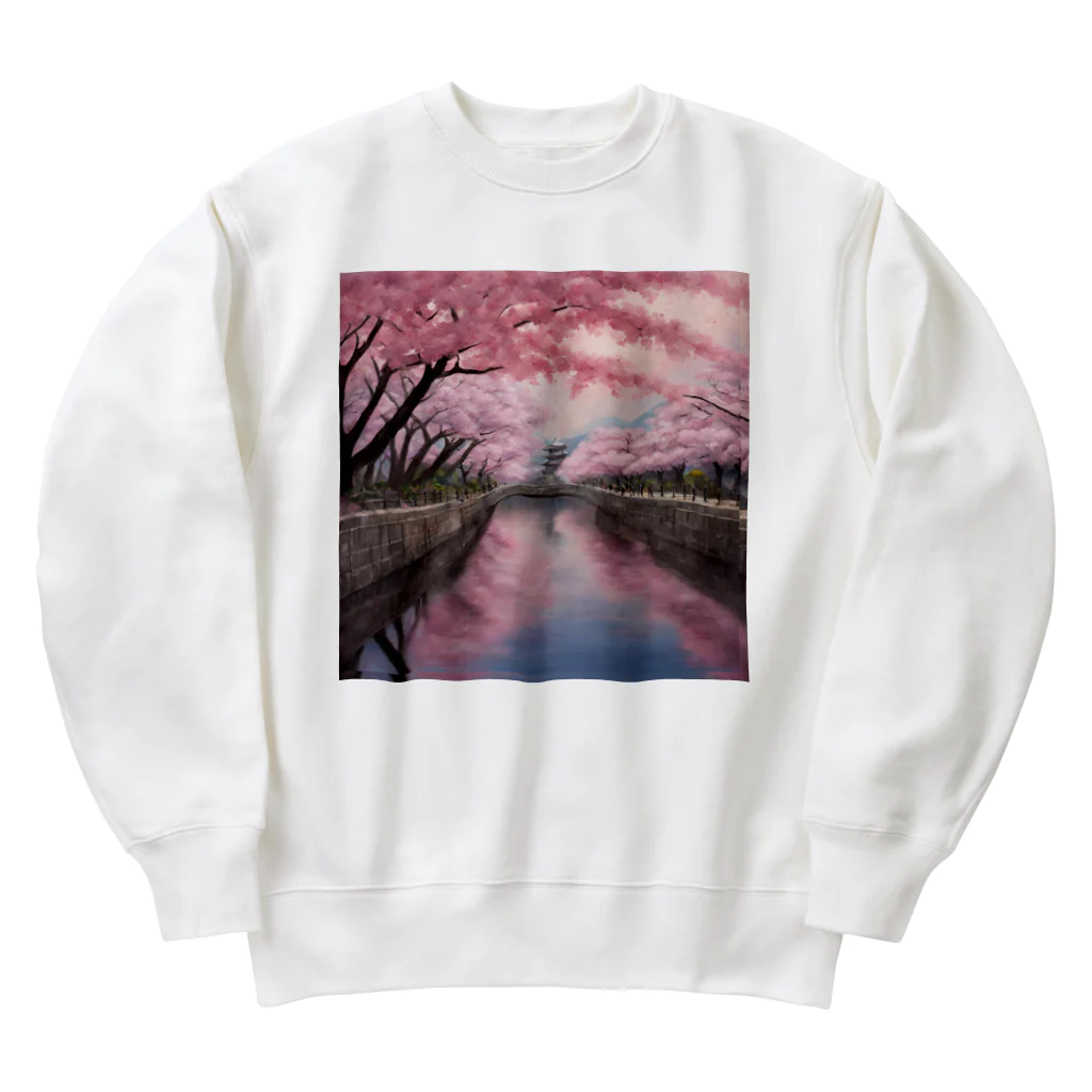 　Mtスペースの#日本桜 Heavyweight Crew Neck Sweatshirt