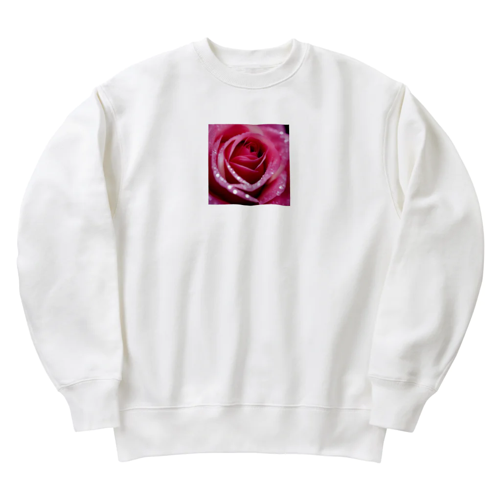 emeralのクリスタルエレガンスローズ Heavyweight Crew Neck Sweatshirt