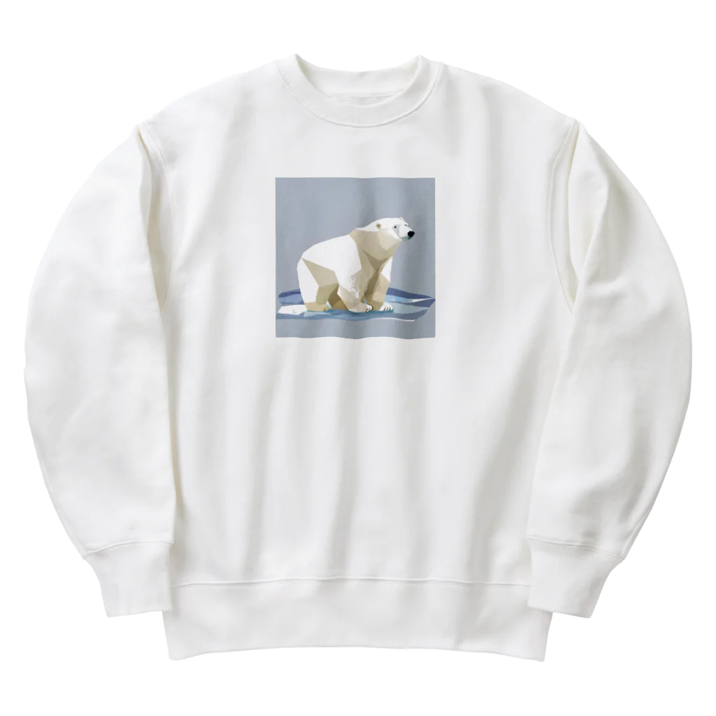 Akihakuのローポリしろくまくん Heavyweight Crew Neck Sweatshirt