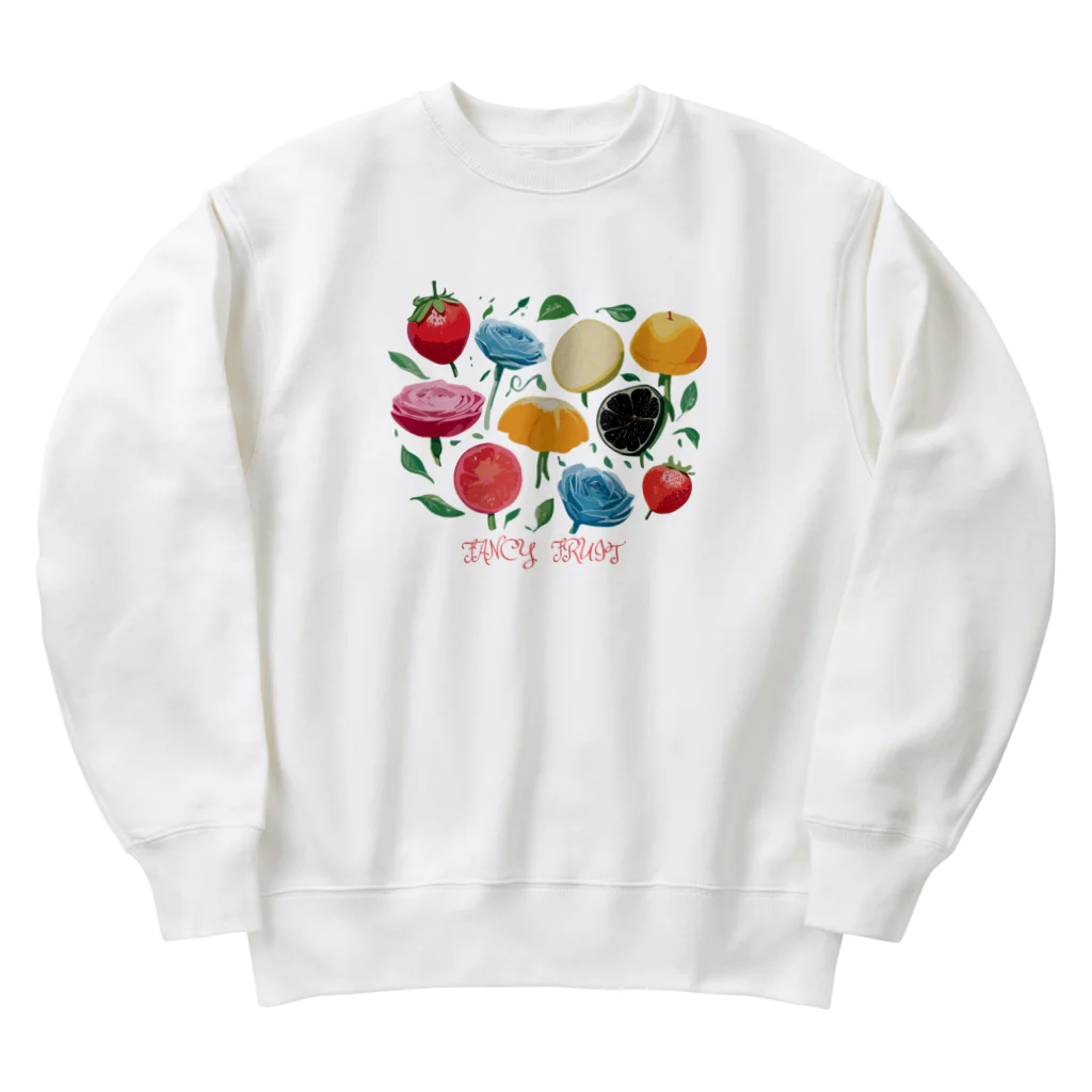 ファンシーTシャツ屋のファンシーフルーツフラワー Heavyweight Crew Neck Sweatshirt