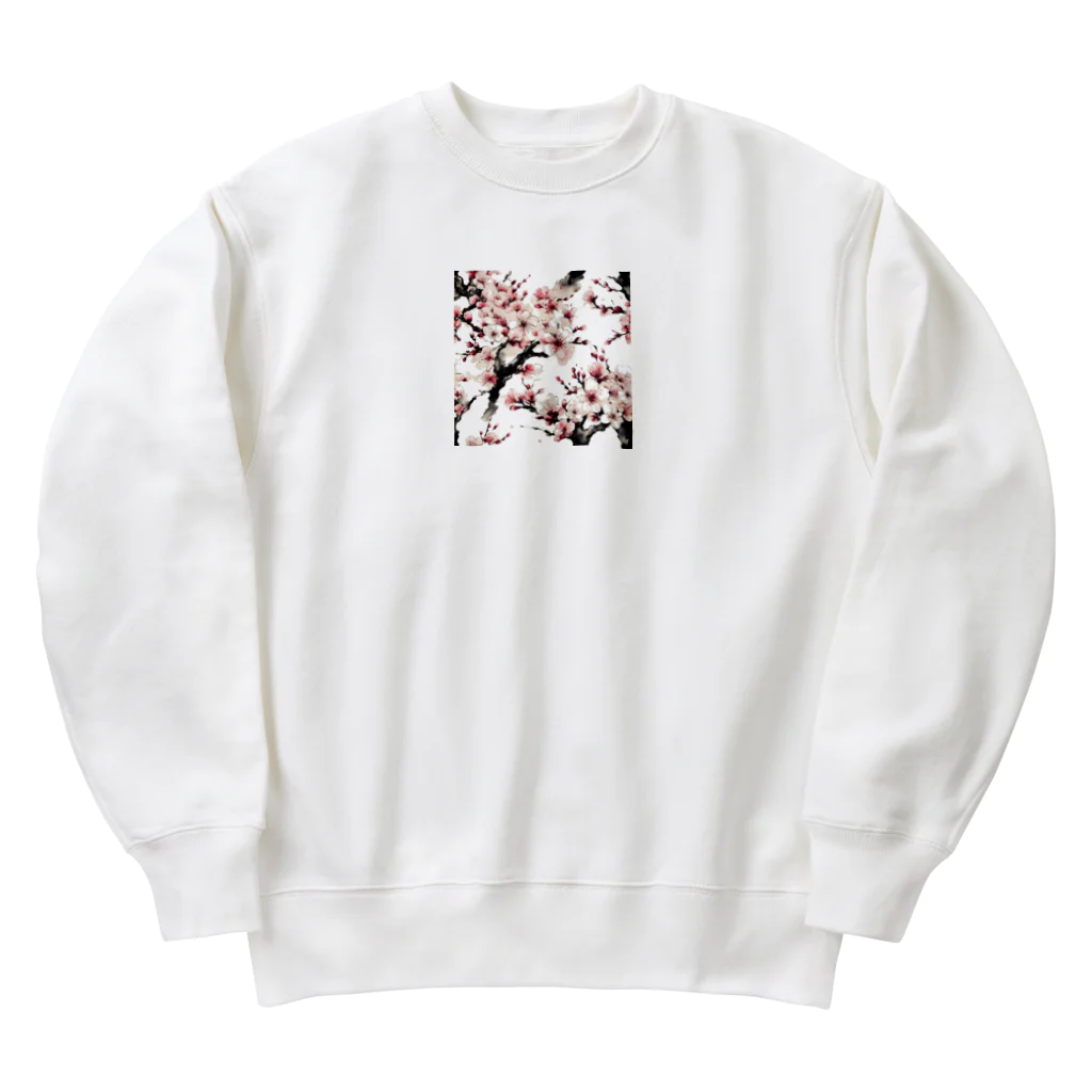 yokoyoko1013のsakura. Heavyweight Crew Neck Sweatshirt