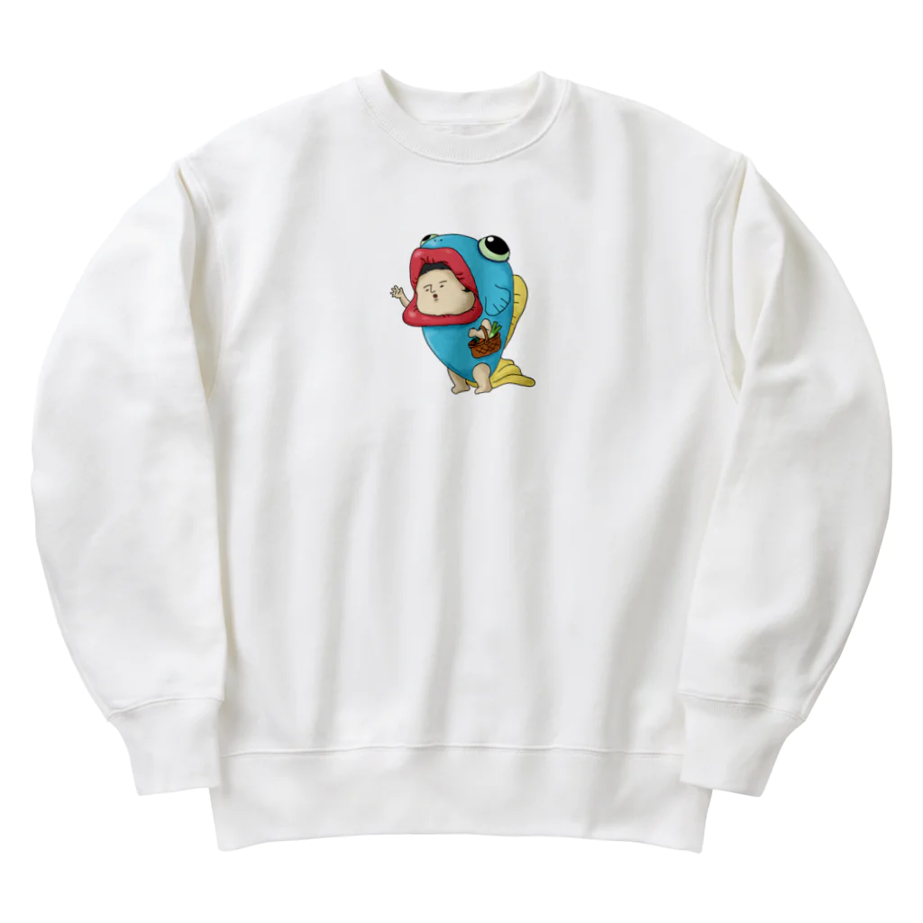 貞子やでのぎょっ！ Heavyweight Crew Neck Sweatshirt