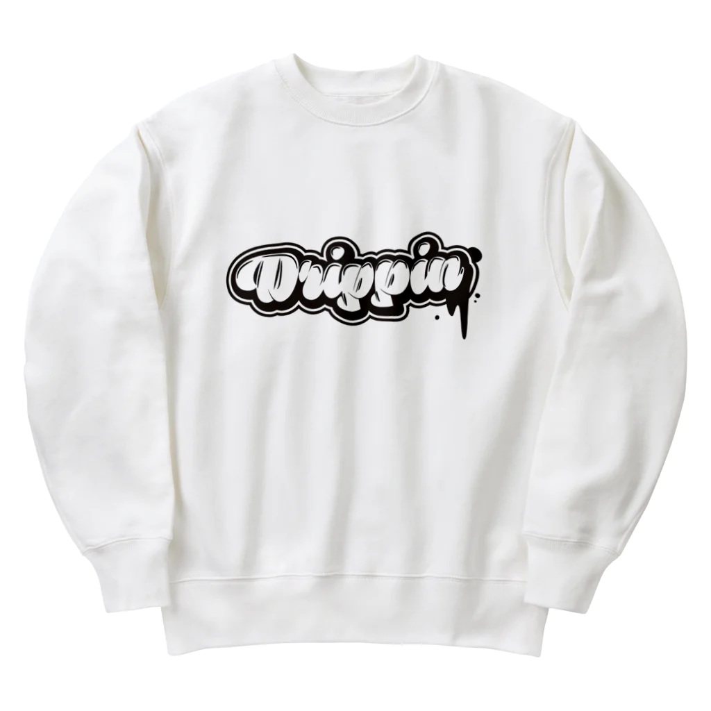 Drippinのドリッピンロゴ Heavyweight Crew Neck Sweatshirt