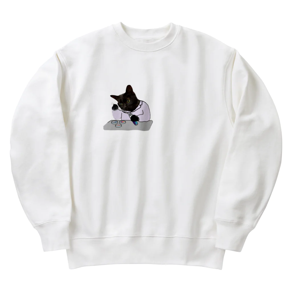 Parallel_merchの博士になった黒猫BIBI Heavyweight Crew Neck Sweatshirt