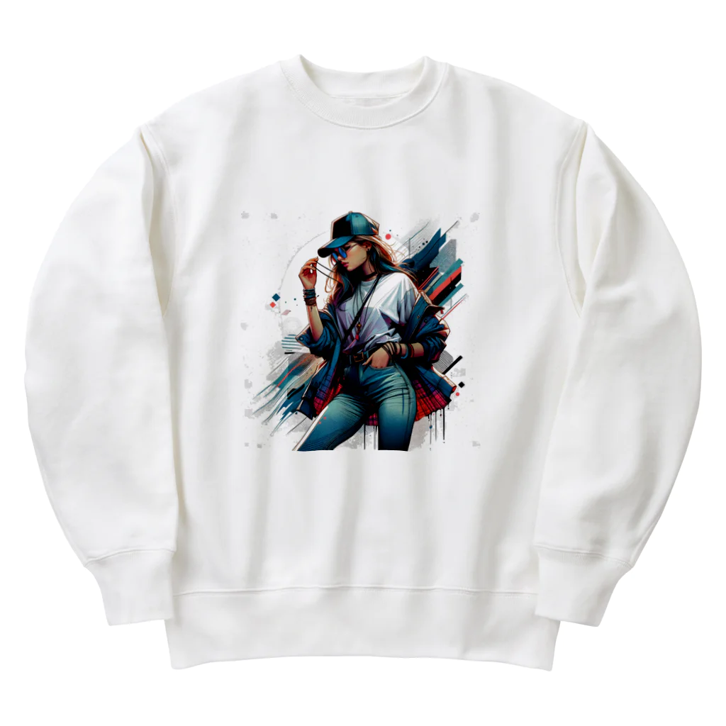 Haru|Casualのカジュアルお姉さん#1 Heavyweight Crew Neck Sweatshirt