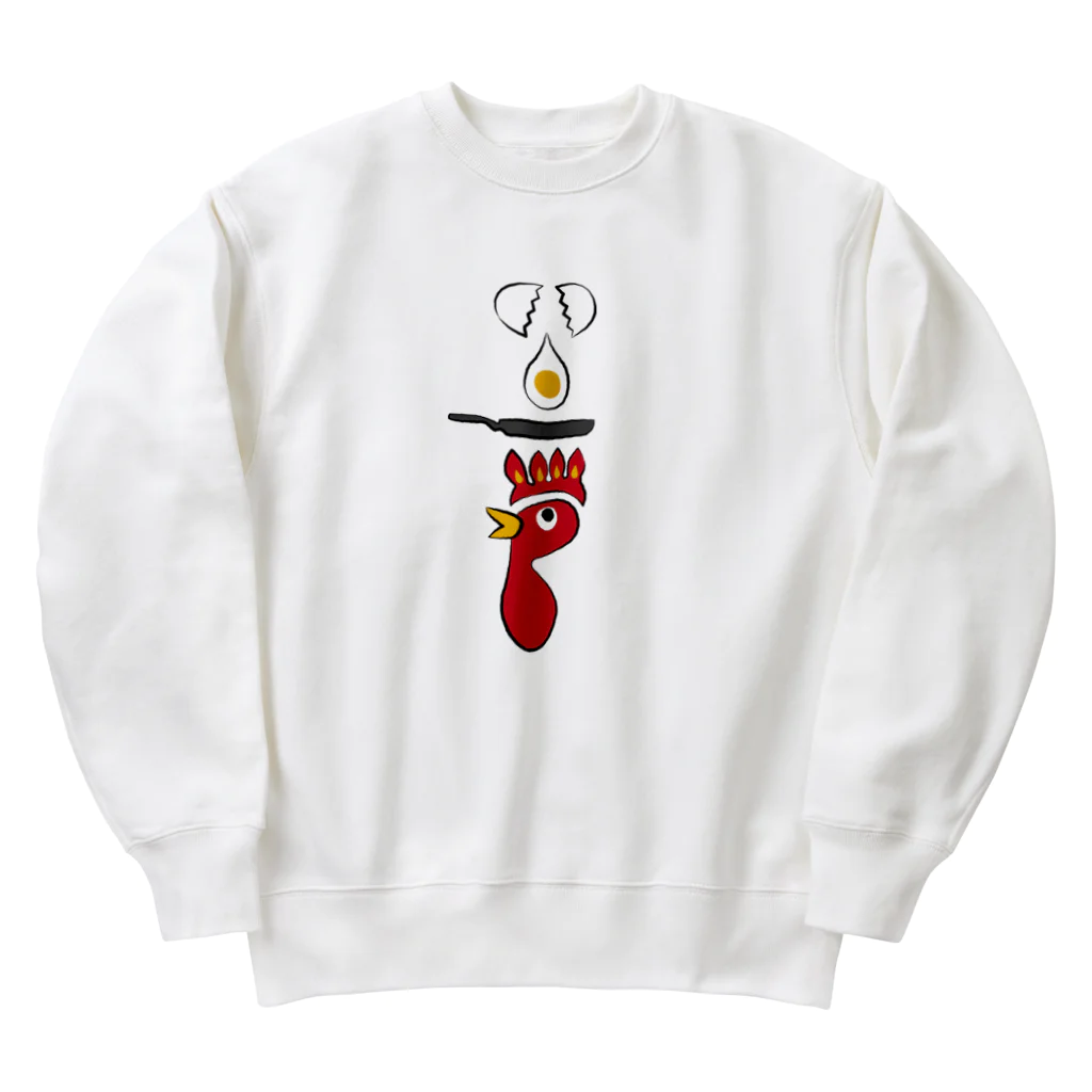 ワカボンドのニワトリコンロ Heavyweight Crew Neck Sweatshirt