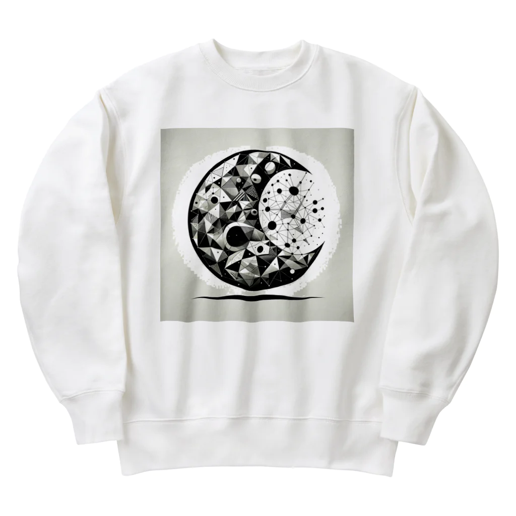 BochiBoochi-walkerのジオメトリーA9 Heavyweight Crew Neck Sweatshirt