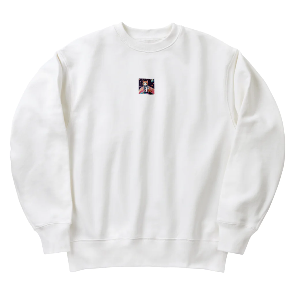 ochahanaの宇宙捜査隊すぺねこ Heavyweight Crew Neck Sweatshirt