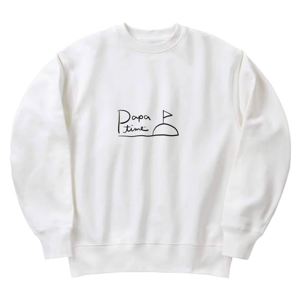 mother × smileのPapa time Heavyweight Crew Neck Sweatshirt